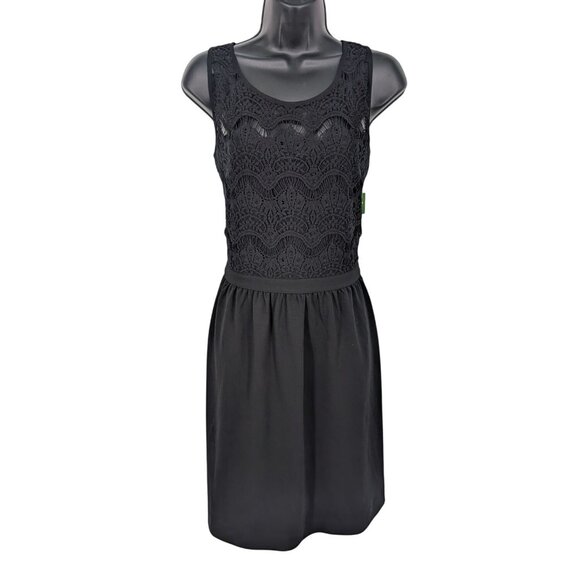 Lilly Pulitzer Bodice Dress Size L Rhea Lace Overlay Cocktail Twee Formal Modern - Picture 1 of 10